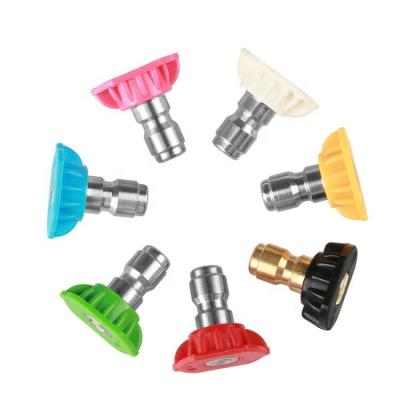 China Amazon Factory Hot Selling Pressure Washer Spray Nozzle Tips 5 Models Effluent Pressure Washer With 1/4