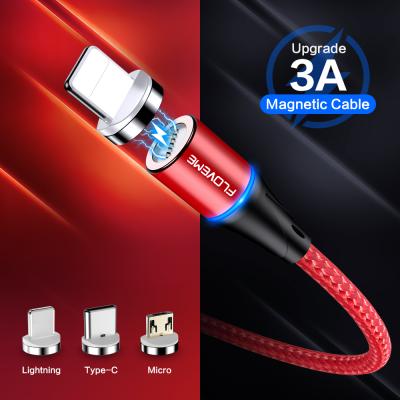 China Magnetic Charging Usb Cable Amazon Hot Sales 1 Sample Fast Charging OK 1M Round Magnet Connector 3A Magnetic Data Charging Usb Cable For Samsung Charger for sale