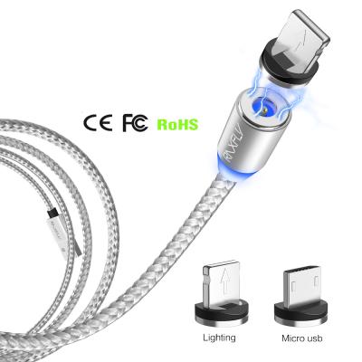 China Magnetic Charger Cable Amazon Hit Around Charger Cable RAXFLY USB Magnetic Cable Magnet Mobile Phone Charging Cable With CE Custom Accept for sale