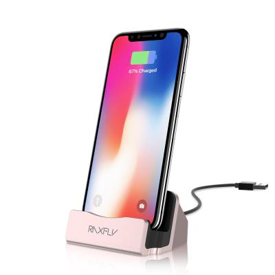 China 5V/2A Dock Station Amzon RAXFLY 5V 1A Mobile Phone Charger Charging Top Selling Portable Desktop Station For Smartphone for sale