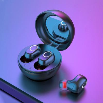 China Amazon Hot Sales Blue Tooth Earphone Wireless Earphone 1 Earphone and Sample OK Mirror Design IPX5 Wireless Earphone Bt5.0 Handfree Earbuds For Smartphones for sale