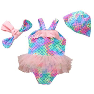 China Various Good Quality Breathable Polyester Printed Logo Designer Swimsuits With Hat for sale