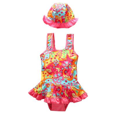 China Breathable Economic Custom Design Ruffle Girls One Piece Family Matching Swimsuit for sale