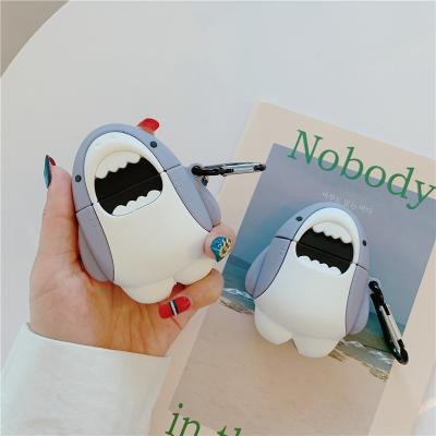 China Custom Lightweight Cute Soft Silicone Cartoon Wireless Earphone Case For Airpods1 2 Cover Case For Airpods Pro Case for sale