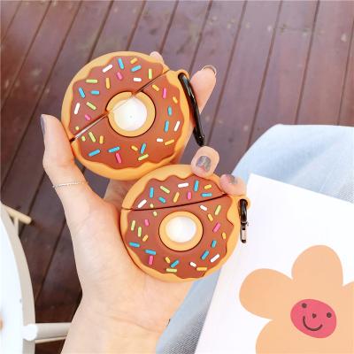 China For Airpod Protective 3D Donuts Silicon Case For Airpods For Apple Airpods 1 pro 2 Cover Design For Airpods Case for sale