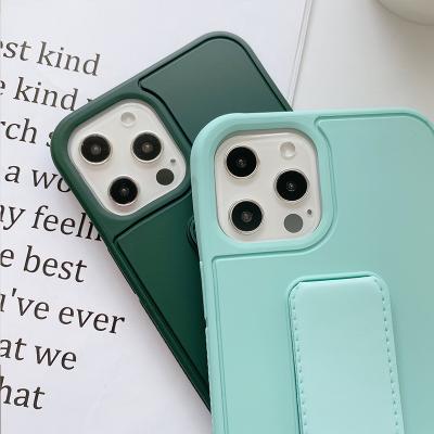 China Anti-drop TPU PC Case Phone Case for iPhone 11 and 12 Series Wristband Bracket Case for iPhone 12 Pro for sale