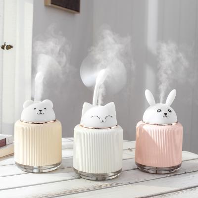 China 15-20ã Ž ¡ Night Headlight Ultrasonic Mist Led Air Rabbit Humidifier for sale