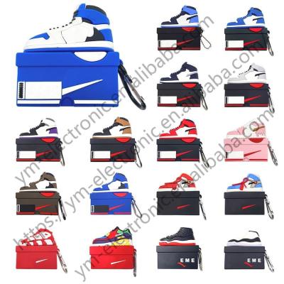 China 2021 AJ Jordan sport fashion silicone shoe box for airpod case for airpods pro case for airpods pro case 2 3 for sale