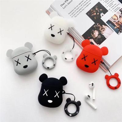 China Lightweight Rough Bear For Airpod Cover Case Silicone For Airpod Case For Airpod 2 Case 1 for sale