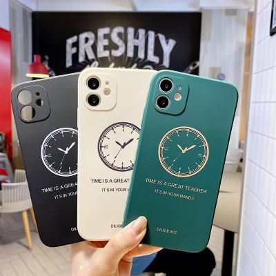 China newest Anti-fall fashion time clock designer Case For iPhone 11 cover for iPhone 11 case for iPhone case for sale