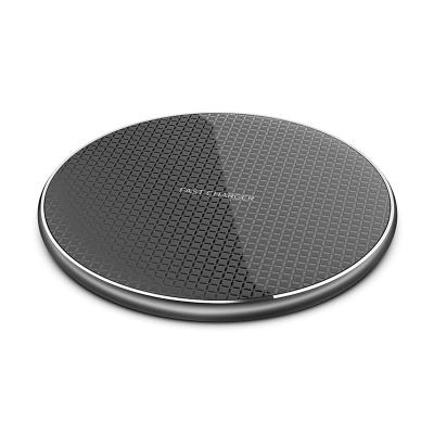 China Free Sample 2020 Mobile Phone 2021 New Design Metal Alloy 10w Fast Charging Wireless Charger For iPhone Samsung Settpower K8 for sale