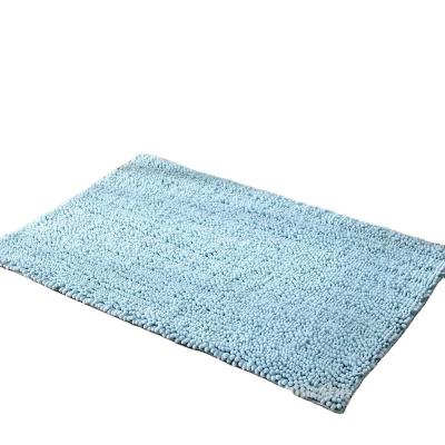 China 2022 Washable Newest Soft Factory Customized Non Slip Chenille Rug Bath Mats for sale