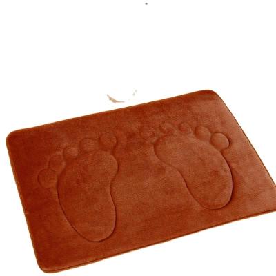 China 2022 Hot Sale Customized Polyester Bathroom Mat Non Slip for sale