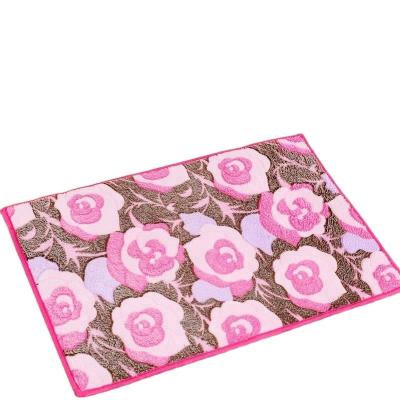 China 2022 Hot Sale Customized Polyester Bathroom Mat Non Slip for sale