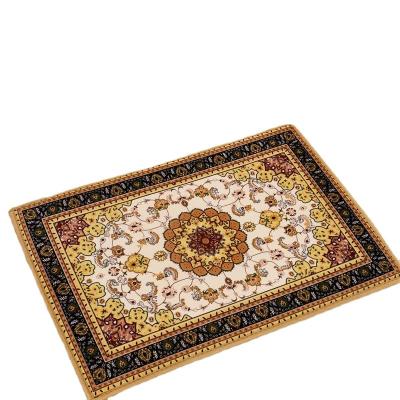 China Factory Direct Sale Door Mat Polyester Flannel Mat Bathroom Non-slip Anti-slip Mat for sale