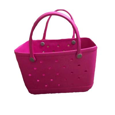 China 2021 fashion women's personalized waterproof beach bags leopard hollowed out tote bags for sale