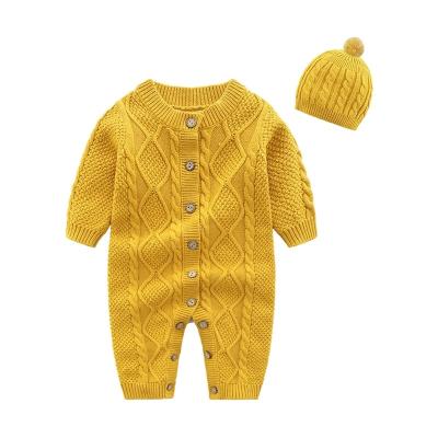 China Winter Sweetie Baby Boutiques Long Sleeve Boys Girls Sweater Clothes Overalls With Hats Set for sale