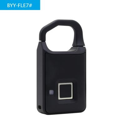 China Zinc Alloy Small Fingerprint System Lock High Security Waterproof Fingerprint Protection Lock for sale