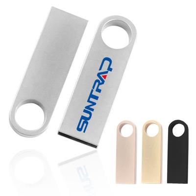 China Flash Silver Style Customized Logo Memoria 1gb 2gb 4gb 8gb 16gb 32gb 64gb 128gb Metal Pendrive Mini USB Drive Metal Cutting USB for sale