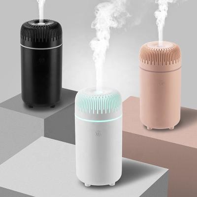 China Store 2021 New Hotel Home Office Car PP Spray Cold Wet Electric Mini USB Air Cool Damp Electric Mini Fogger 100ml Car Mist Maker Ultrasonic Nano Home Aroma Diffuser With Led Lamp for sale