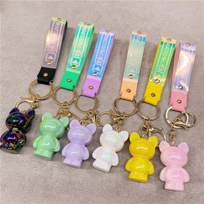 China New Couples Personality Key Chain Doll YI Jingle Jewelry Bag Pendant Creative Gift Cute Key Chain Pendant For Gifts 2021 for sale