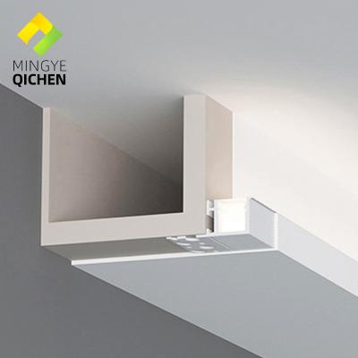 China Bedroom Home Wall Led Household Light Reflective Free Slot Wall Wash Slot Smart Enclosed Ceiling Strip Line for sale