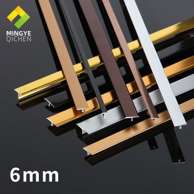 China Modern Line T Shaped Junction Panel 6mm Metal Background Wall Panel Ceiling Aluminum Alloy T Shaped Line Junction Panel for sale