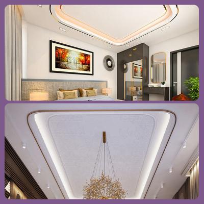 China Hotel villa corner decoration tile strip stainless steel arc ceiling half U-shaped modern wall metal curved round arch corner for sale