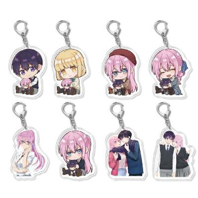 China Transparent Holographic 2022 New Cartoon Pendant Keychain Anime Shikimori's Not Just A Cutie Keychain for sale