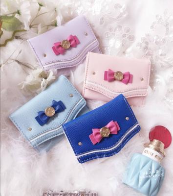 China Japan Fashion Bag Print Cute Wallet Zip Coin Pocket Sakura Captor Cartoon Purse Sailor Moon Wallets For Women for sale