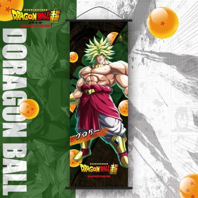 China CREATIVE 70*30cm Canvas Manga Game Wall Art Banner Dragonball Hanging Anime Poster Wall Scroll for sale