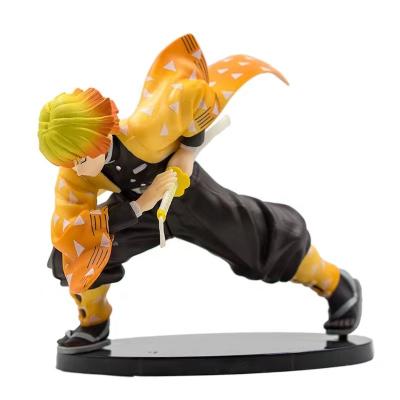 China Toy HUAYI Kimetsu no Yaiba SPM Figure Agatsuma Zenitsu Demon Slayer Anime Figure for sale