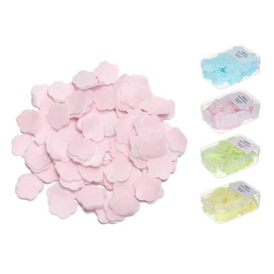 China HODAF Basic Cleaning Travel Use Disposable Soap Sheets Different Color Hand Soap Paper Paper for sale