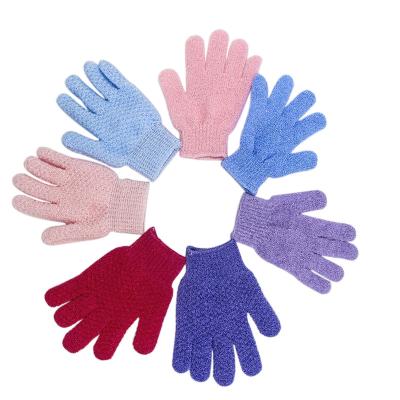 China EXFOLIATE Factory Silk Exfoliating Bath Gloves Exfoliating Gloves Bath for sale