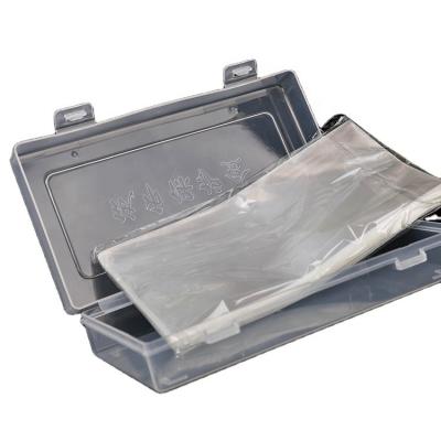 China Paper Money Protection Box Storage Bag 100 Pieces Paper Money Protection Bag With Thick Plastic Box Clip Money Stamp Storage Bag Storage Box Banknote Storage Box for sale