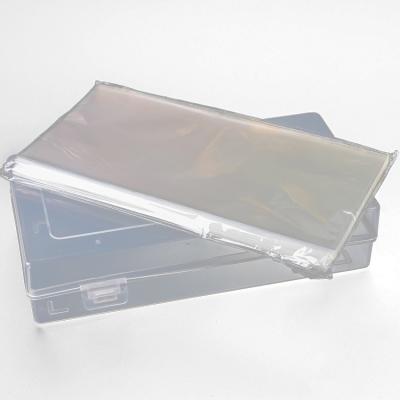 China Recycled Materials Manufacture Hot Sale 18.5cm*9.5cm*4.2cm 100 Thick OPP Bag Clear Plastic Storage Currency Boxes for sale