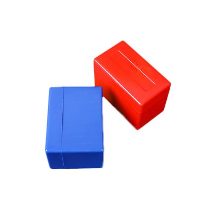 China Safe Manufacturer Wholesale Top Quality 12.4*7*9.1cm Storage 10 Red And Blue Flat Plastic Custom Phone Booth for sale