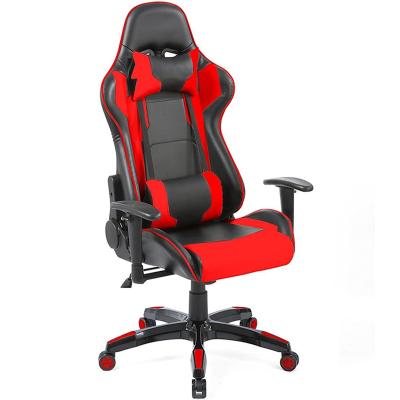 China PU Leather Gaming Chair Gaming Chair Custom (Height) Reclining Adjustable Swivel Gaming PC Convertible Gamer Racing Gaming Chair for sale