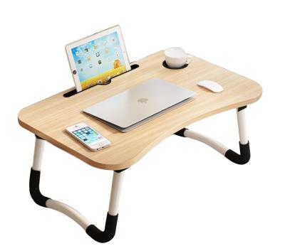 China Modern Design Foldable Wooden Foldable Adjustable Portable Laptop Table, Portable Adjustable Computer Table For Bed Desk for sale