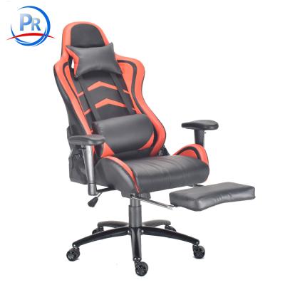 China (Size) Juego De Silla Swivel Recliner Silla Gamer Chair Adjustable Comfortable Ergonomic Leather Gaming Chair Gaming Chair With Footrest for sale