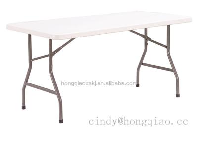 China Table hotsale 5FT picnic folding table outdoor heavy duty rectangular plastic camping dining table 2018 for sale