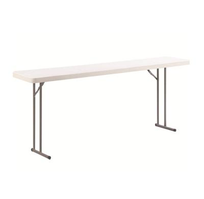 China Modern Conference Style 180cm 6ft Laconic Plastic Foldable 72inches Table for sale