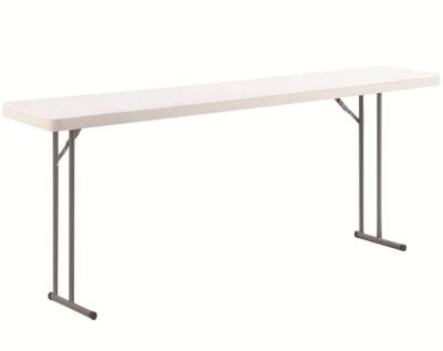 China 8FT Modern Rectangle Hollow Body Blowing Seminar Training Table Conference Study Study Table Lightweight Outdoor for sale