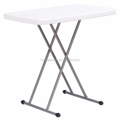 China HQ-SJ32 modern plastic dining table, portable table, furniture factory plastic small adjustable table for sale