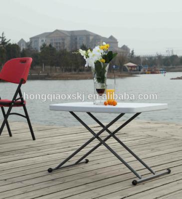 China Outdoor Table easy adjustable folding table for dining and study, outdoor sourcing cheap small table, kids fold up table and chair for sale