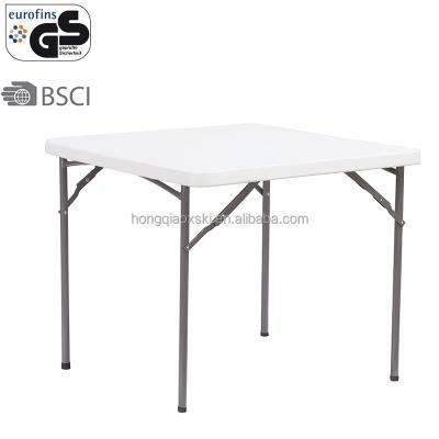 China Folding plastic portable outdoor square table table 80cm BBQ table portable outdoor picnic table for sale