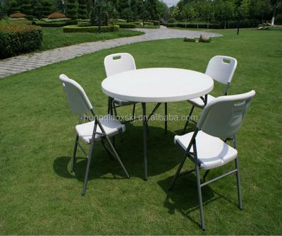 China Table 4ft 120cm Outside Diameter Round Catering Table /Banquet Round Table /blowing Mold HDPE for sale