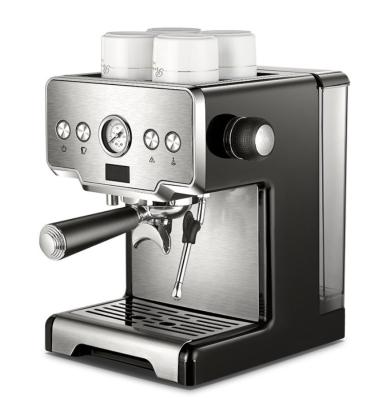 China 2021 New Hotel Style Cappuccino Milk Bubble Maker Espresso Coffee Machine For Home for sale