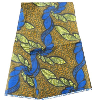 China Breathable Promotional High Quality Polyester Wax African Print Fabric With Embossing For African for sale