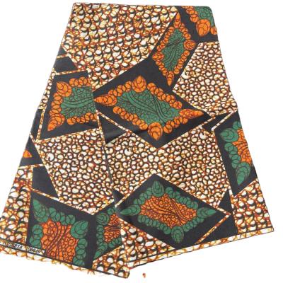 China Breathable Promotional High Quality Polyester Wax African Print Fabric With Embossing For African for sale